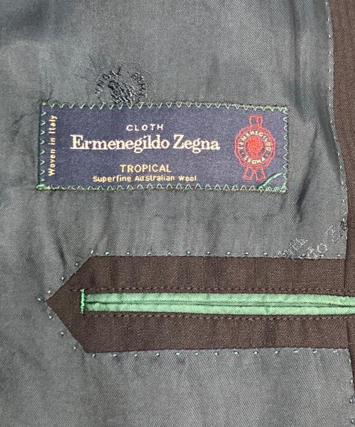 ERMENEGILDO ZEGNA（エルメネジルド・ゼニア）ERMENEGILDO ZEGNA (エルメネジルド・ゼニア) セットアップスーツ ネイビー サイズ:96AB5の古着・服飾アイテム
