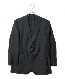 Aquascutum（アクアスキュータム）の古着「2Bテーラードジャケット」｜ネイビー