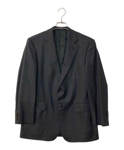 Aquascutum（アクアスキュータム）Aquascutum (アクアスキュータム) 2Bテーラードジャケット ネイビー サイズ:96AB5の古着・服飾アイテム