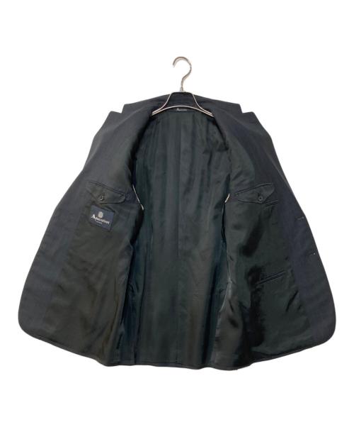 Aquascutum（アクアスキュータム）Aquascutum (アクアスキュータム) 2Bテーラードジャケット ネイビー サイズ:96AB5の古着・服飾アイテム