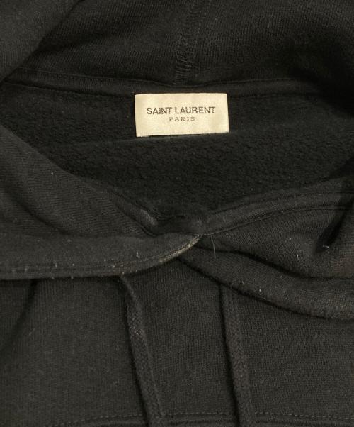 Saint Laurent Paris（サンローランパリ）Saint Laurent Paris (サンローランパリ) シグネチャーフーディー ブラック サイズ:Mの古着・服飾アイテム