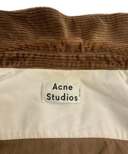 Acne studios（アクネ ストゥディオズ）ACNE STUDIOS (アクネ ストゥディオズ) コーデュロイジャケット ブラウン サイズ:44の古着・服飾アイテム
