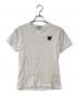 PLAY COMME des GARCONS（プレイコムデギャルソン）の古着「T-Shirt With Black Emblem」｜ホワイト