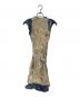 DIESEL (ディーゼル) D-AYANA X-Ray Floral Mini Dress レイヤードショートドレス イエロー サイズ:XS：10000円