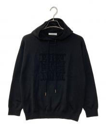 MaxMara（マックスマーラ）の古着「PAMIR ピュアウールフーディー」｜ブラック