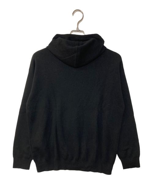 MaxMara（マックスマーラ）MaxMara (マックスマーラ) PAMIR ピュアウールフーディー ブラック サイズ:Sの古着・服飾アイテム