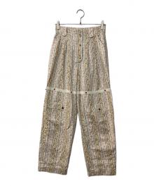 ETRO（エトロ）の古着「Paisley High-rise Cotton Pants」｜ホワイト