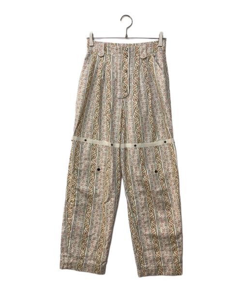 ETRO（エトロ）ETRO (エトロ) Paisley High-rise Cotton Pants ホワイト サイズ:40の古着・服飾アイテム