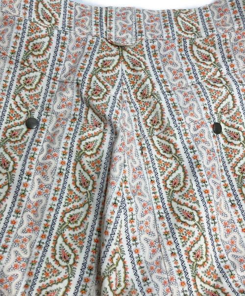 ETRO（エトロ）ETRO (エトロ) Paisley High-rise Cotton Pants ホワイト サイズ:40の古着・服飾アイテム