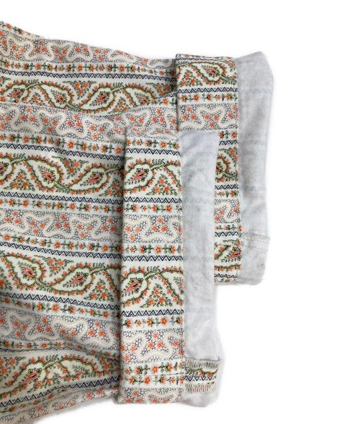 ETRO（エトロ）ETRO (エトロ) Paisley High-rise Cotton Pants ホワイト サイズ:40の古着・服飾アイテム