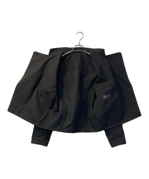 agnes b homme（アニエスベーオム）agnes b homme (アニエスベーオム) ダブルブレストジャケット ブラック サイズ:1の古着・服飾アイテム