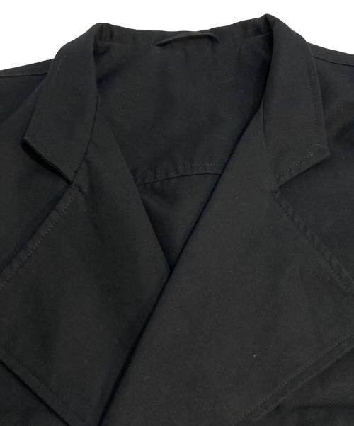 agnes b homme（アニエスベーオム）agnes b homme (アニエスベーオム) ダブルブレストジャケット ブラック サイズ:1の古着・服飾アイテム
