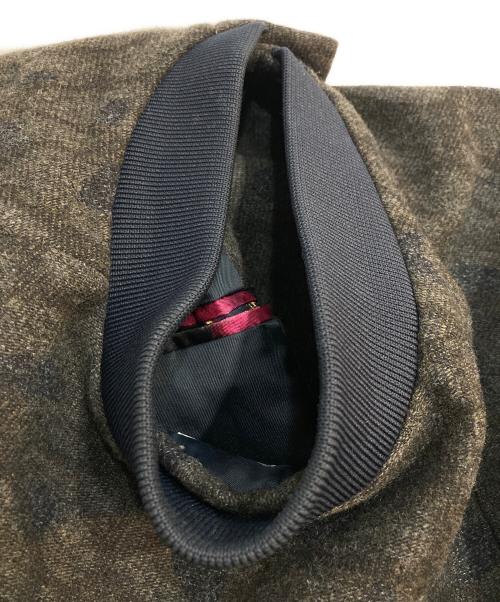 PS Paul Smith（ＰＳポールスミス）PS Paul Smith (ＰＳポールスミス) 総柄ブルゾン ブラウン サイズ:Mの古着・服飾アイテム