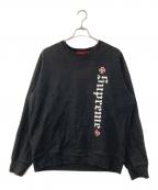 SUPREME×INDEPENDENTシュプリーム×インディペンデント）の古着「Fuck The Rest Crewneck」｜ブラック