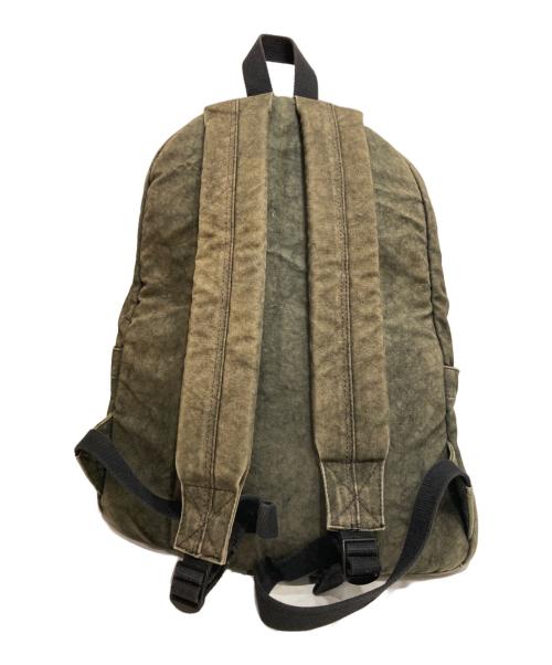 stussy（ステューシー）stussy (ステューシー) CANVAS BACKPACK キャンバス バックパック カーキの古着・服飾アイテム