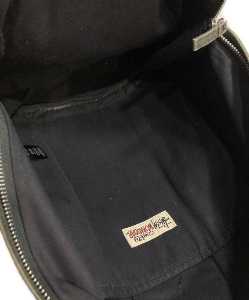 stussy（ステューシー）stussy (ステューシー) CANVAS BACKPACK キャンバス バックパック カーキの古着・服飾アイテム