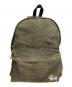 stussy（ステューシー）の古着「CANVAS BACKPACK キャンバス バックパック」｜カーキ