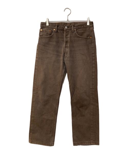 LEVI'S（リーバイス）LEVI'S (リーバイス) 後染め501 デニムパンツ ブラウン サイズ:32の古着・服飾アイテム