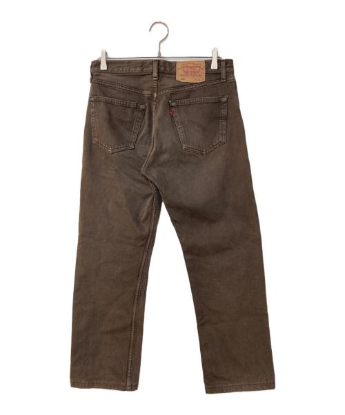 LEVI'S（リーバイス）LEVI'S (リーバイス) 後染め501 デニムパンツ ブラウン サイズ:32の古着・服飾アイテム