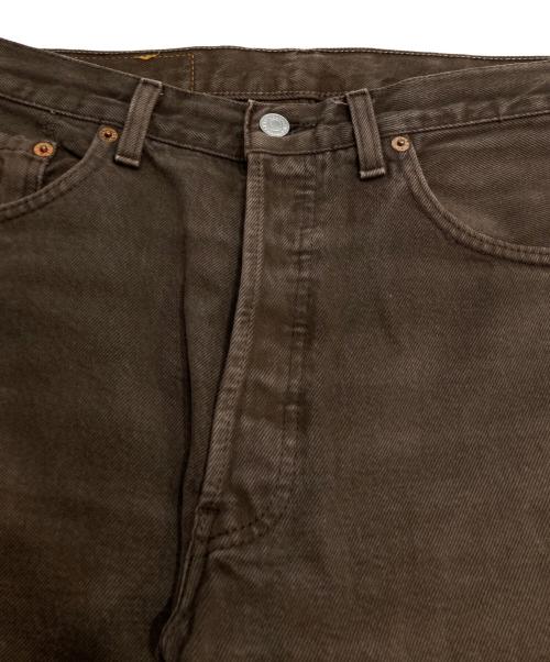 LEVI'S（リーバイス）LEVI'S (リーバイス) 後染め501 デニムパンツ ブラウン サイズ:32の古着・服飾アイテム