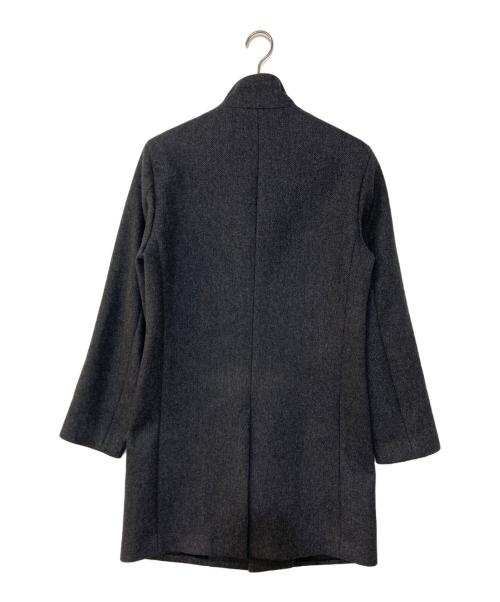 theory（セオリー）theory (セオリー) BELVIN SP RF A TWIST WOOL スタンドカラーコート ネイビー サイズ:XSの古着・服飾アイテム