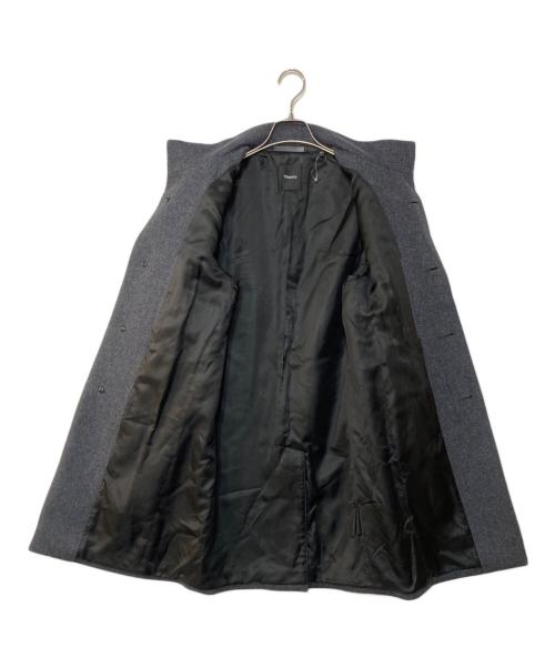 theory（セオリー）theory (セオリー) BELVIN SP RF A TWIST WOOL スタンドカラーコート ネイビー サイズ:XSの古着・服飾アイテム