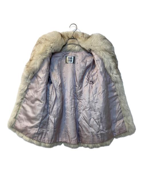 SAGA FOX（サガフォックス）SAGA FOX (サガフォックス) ファーコート ホワイト サイズ:Mの古着・服飾アイテム
