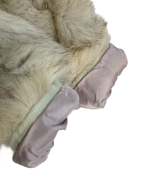 SAGA FOX（サガフォックス）SAGA FOX (サガフォックス) ファーコート ホワイト サイズ:Mの古着・服飾アイテム