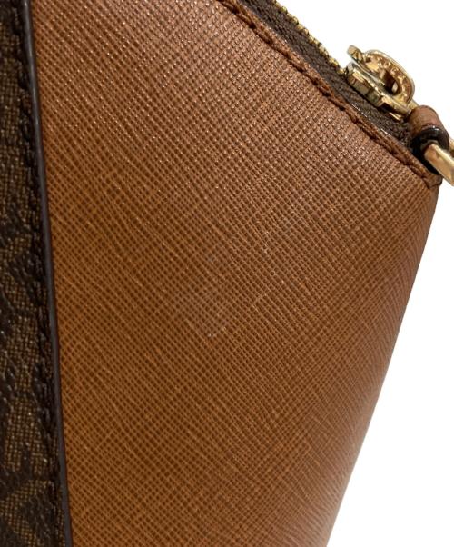 MICHAEL KORS（マイケルコース）MICHAEL KORS (マイケルコース) AVRIL サッチェル エクストラスモール - MKシグネチャー ブラウンの古着・服飾アイテム