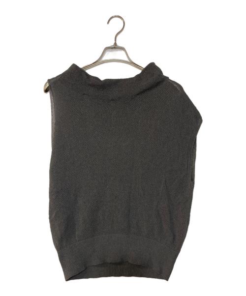 L'appartement（アパルトモン）L'appartement (アパルトモン) ASYMMETRY KNIT アシンメトリーニット グレー サイズ:なしの古着・服飾アイテム