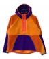 NIKE（ナイキ）の古着「Half Zip Sherpa Parka ハーフジップシェルパパーカー」｜オレンジ×パープル