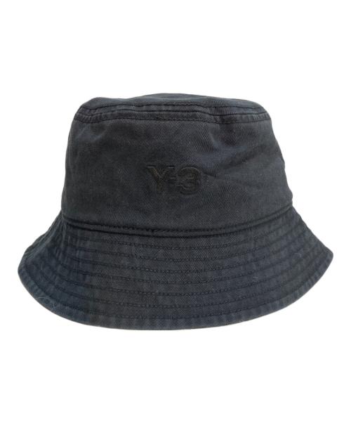 Y-3（ワイスリー）Y-3 (ワイスリー) ロゴ刺繍 バケットハット ブラックの古着・服飾アイテム