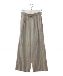 MAISON SPECIAL（メゾンスペシャル）の古着「Easy Double Waist Pants/イージーダブルウエストパンツ」｜ベージュ