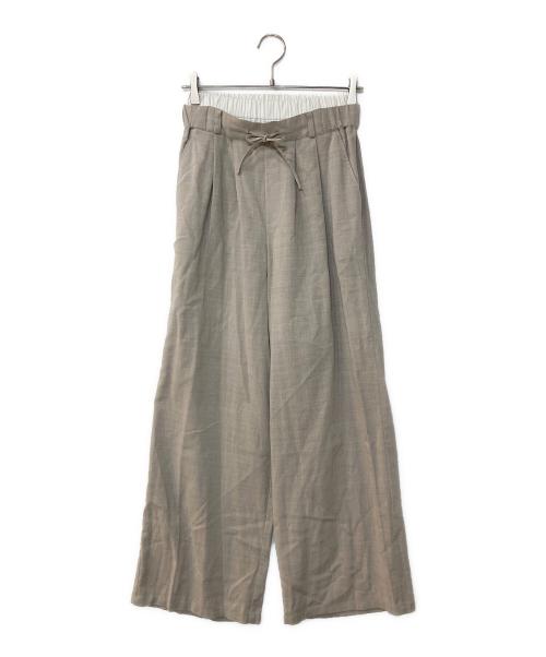 MAISON SPECIAL（メゾンスペシャル）MAISON SPECIAL (メゾンスペシャル) Easy Double Waist Pants/イージーダブルウエストパンツ ベージュ サイズ:38の古着・服飾アイテム