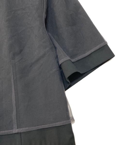 MAISON SPECIAL（メゾンスペシャル）MAISON SPECIAL (メゾンスペシャル) See-through Layered Half Sleeve Jacket/シースルーレイヤードハーフスリーブジャケット ブラック サイズ:FREEの古着・服飾アイテム