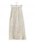 MAISON SPECIAL（メゾンスペシャル）の古着「Washer Pleats Maxi Skirt ワッシャープリーツマキシスカート」｜アイボリー