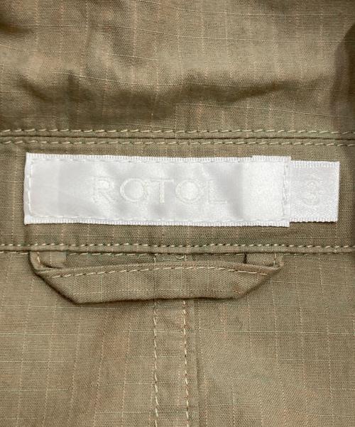 ROTOL（ロトル）ROTOL (ロトル) RIPSTOP TAILORED JACKET  カーキ サイズ:3の古着・服飾アイテム