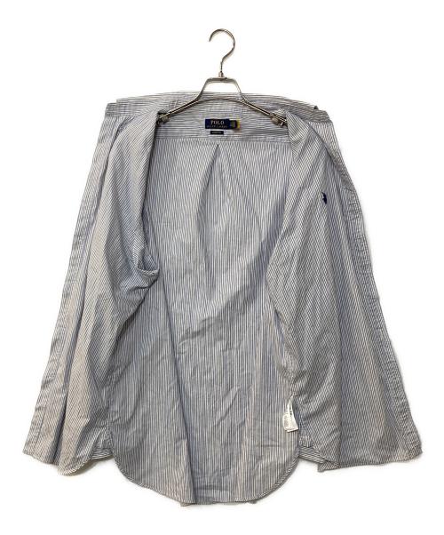 POLO RALPH LAUREN（ポロ・ラルフローレン）POLO RALPH LAUREN (ポロ・ラルフローレン) CLASSIC FIT TEXTURED SHIRT ブルー サイズ:17 1/2の古着・服飾アイテム