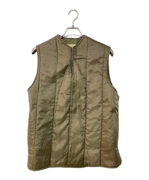 French Navy（フランス海軍）French Navy (フランス海軍) プルオーバーライナーベスト オリーブ サイズ:2の古着・服飾アイテム