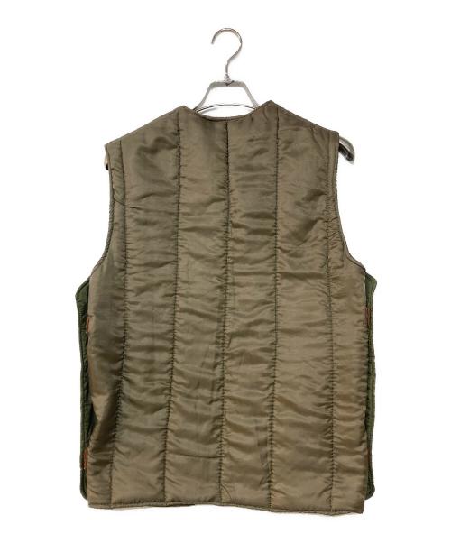 French Navy（フランス海軍）French Navy (フランス海軍) プルオーバーライナーベスト オリーブ サイズ:2の古着・服飾アイテム