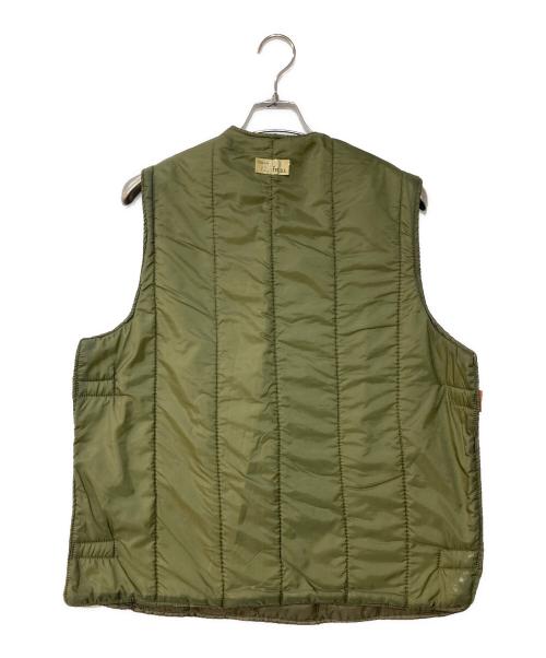 French Navy（フランス海軍）French Navy (フランス海軍) プルオーバーライナーベスト オリーブ サイズ:2の古着・服飾アイテム