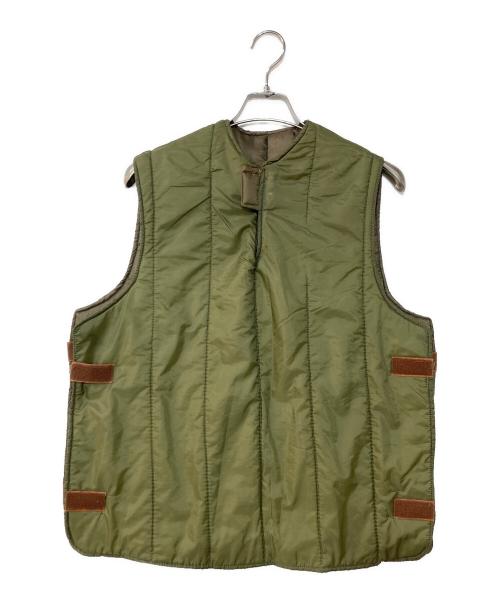 French Navy（フランス海軍）French Navy (フランス海軍) プルオーバーライナーベスト オリーブ サイズ:2の古着・服飾アイテム