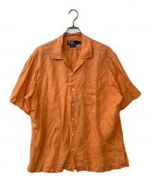 POLO RALPH LAUREN（ポロ・ラルフローレン）の古着「COLDWELL オープンカラーシャツ」｜オレンジ