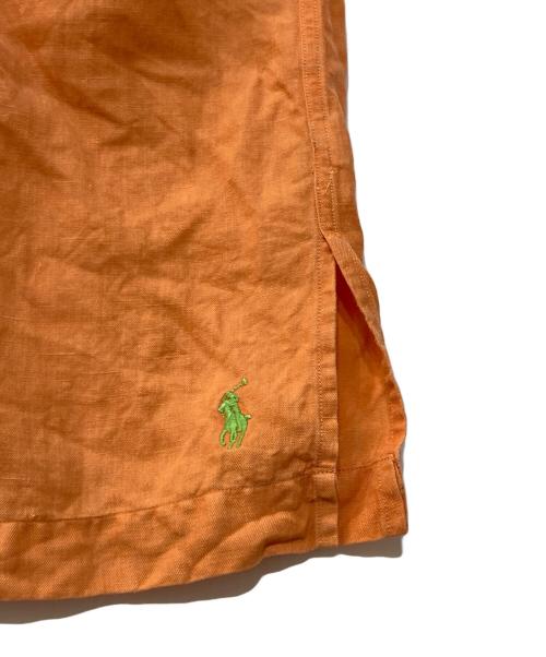 POLO RALPH LAUREN（ポロ・ラルフローレン）POLO RALPH LAUREN (ポロ・ラルフローレン) COLDWELL オープンカラーシャツ オレンジ サイズ:Lの古着・服飾アイテム