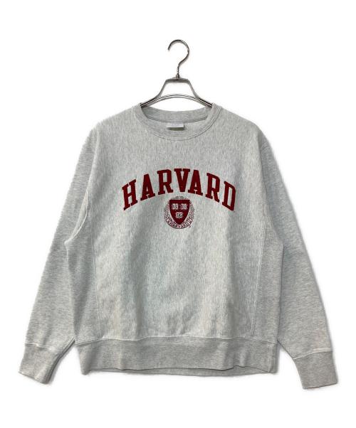 Champion REVERSE WEAVE（チャンピオン リバース ウィーブ）Champion REVERSE WEAVE (チャンピオン リバース ウィーブ) カレッジロゴスウェット グレー サイズ:Lの古着・服飾アイテム