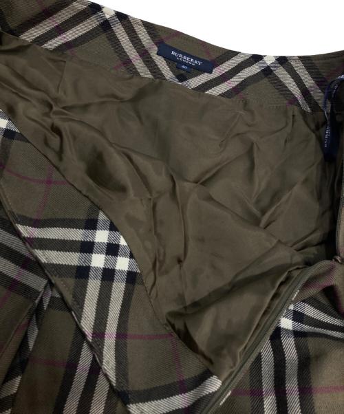 BURBERRY LONDON（バーバリーロンドン）BURBERRY LONDON (バーバリーロンドン) ノヴァチェックスカート グリーン サイズ:40の古着・服飾アイテム