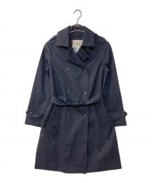 Traditional Weatherwear（トラディショナルウェザーウェア）の古着「QUEENSBURY トレンチコート」｜ネイビー