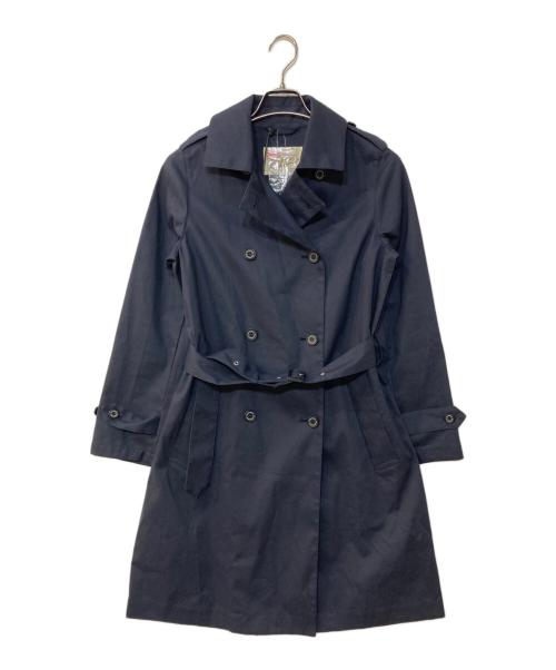 Traditional Weatherwear（トラディショナルウェザーウェア）Traditional Weatherwear (トラディショナルウェザーウェア) QUEENSBURY トレンチコート ネイビー サイズ:34の古着・服飾アイテム
