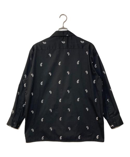 WACKO MARIA（ワコマリア）WACKO MARIA (ワコマリア) Dickies (ディッキーズ) PAISLEY SHIRT ワークシャツ ブラック サイズ:Sの古着・服飾アイテム