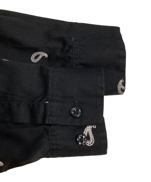 WACKO MARIA（ワコマリア）WACKO MARIA (ワコマリア) Dickies (ディッキーズ) PAISLEY SHIRT ワークシャツ ブラック サイズ:Sの古着・服飾アイテム